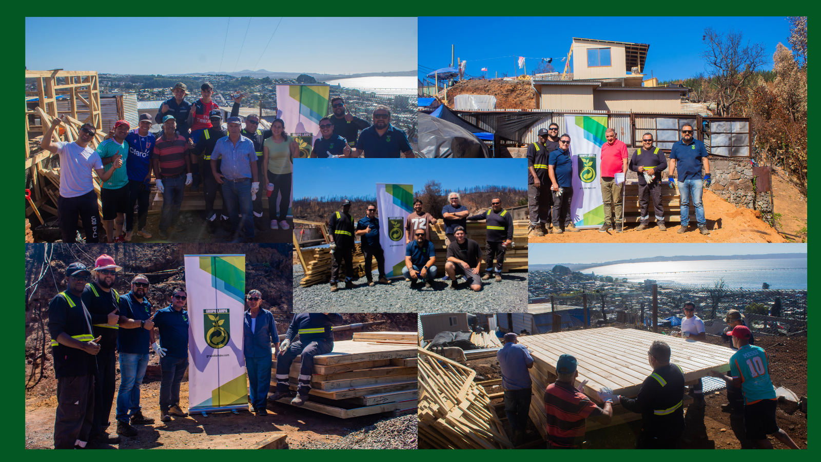 Grupo Lampa concreta donación de cuatro viviendas para familias afectadas por incendios