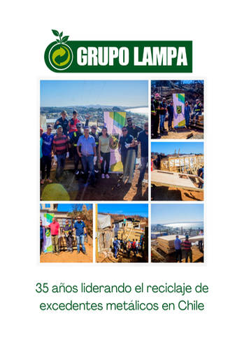 Grupo Lampa concreta donación de cuatro viviendas para familias afectadas por incendios